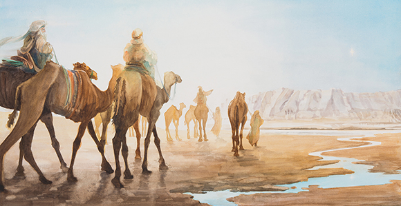 across the desert