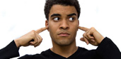 covering your ears