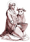 Brigid of the white feet