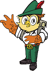 An owl who does give a hoot