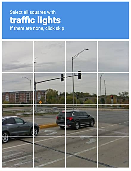 non-functioning captcha quiz