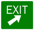 exit sign