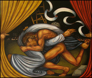 Jacob and Angel by Baumgartner