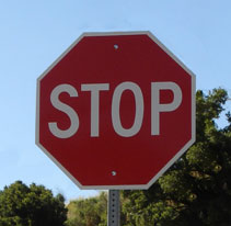 stop sign