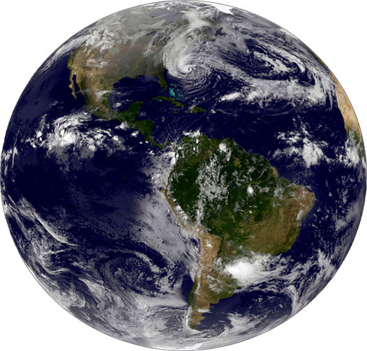 the earth from space