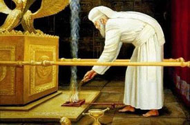 Priest in temple