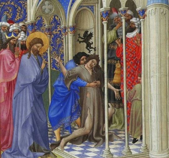 Jesus and the man with demons