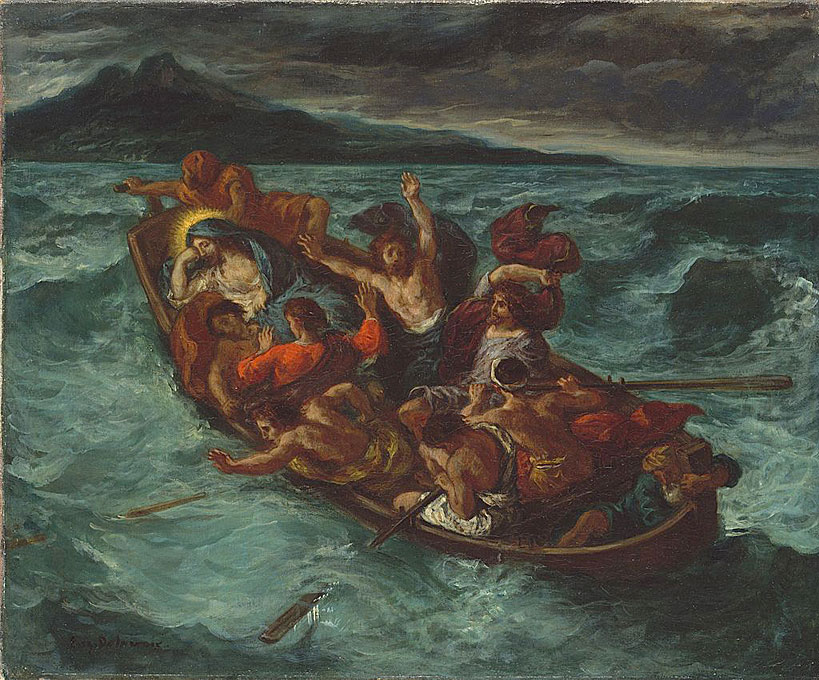 Jesus stills the storm