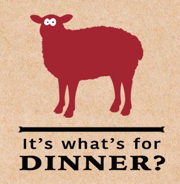 sheep, its what's for dinner