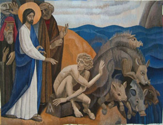 Christ and the man from Gerasene