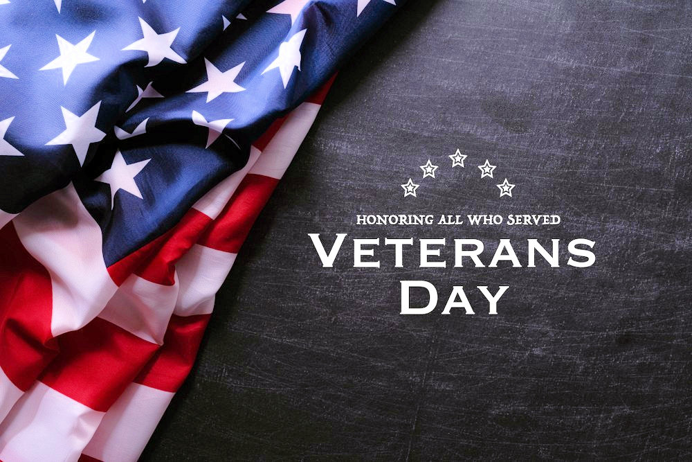 Veterans Day sign