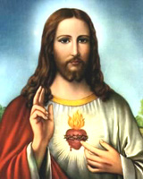 the sacred, healing heart of Jesus