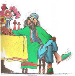 sitting and thinking at a party